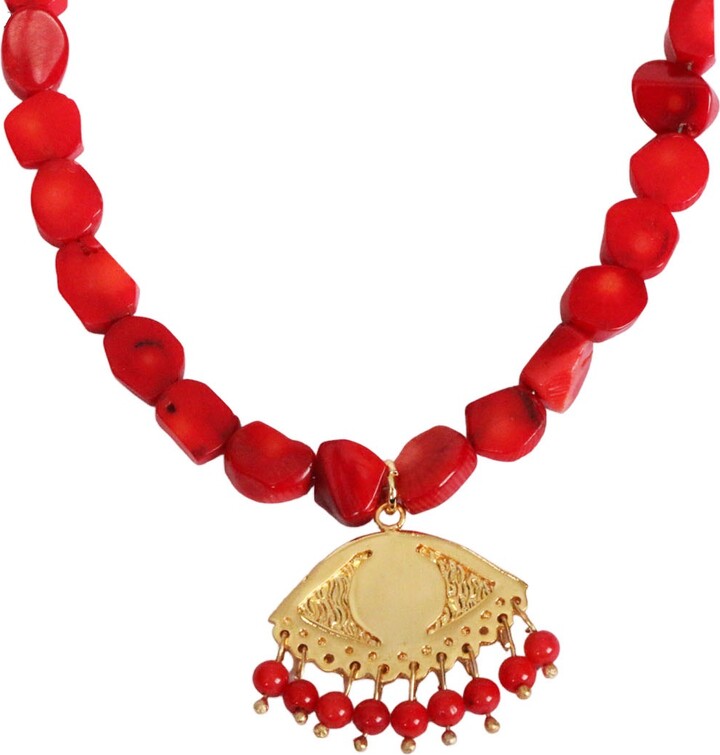 Loca Rue Red Eye Necklace ShopStyle