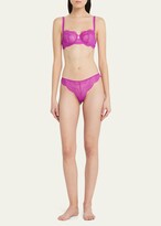Thumbnail for your product : Simone Perele Karma Demi-Cup Convertible Lace Bra