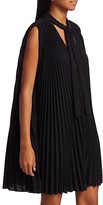 Thumbnail for your product : RED Valentino Pleated Neck-Tie Shift Dress