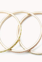 Thumbnail for your product : Forever 21 Multi-Color Tribal Print Bangle Set
