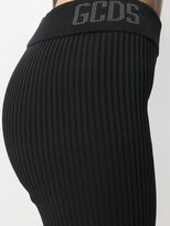 Thumbnail for your product : GCDS Ribbed-Knit Cycling Shorts