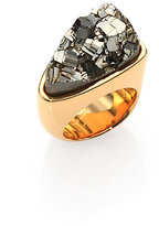 Thumbnail for your product : Chloé Bettina Pyrite Triangle Ring