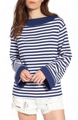 BP Women's Bell Sleeve Boatneck Sweater