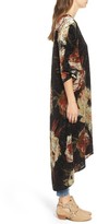 Thumbnail for your product : Mimichica Women's Mimi Chica Burnout Floral Kimono