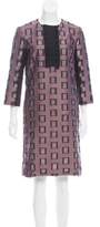 Thumbnail for your product : Mantu Semi-Sheer A-Line Dress w/ Tags Mauve Semi-Sheer A-Line Dress w/ Tags
