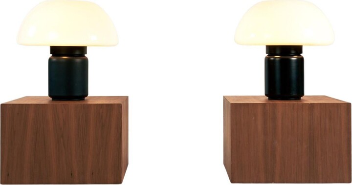 Elio Martinelli 625 Mushroom Table Lamp By Martinelli Luce, Italy, 1960s, 2 Av.