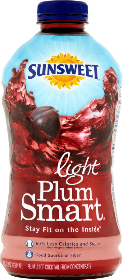 Sunsweet Plum Smart Light For Digestive Health Juice, 48 fl oz