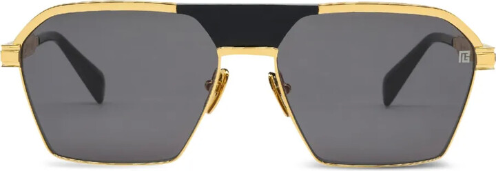 Balmain Eyewear Square-Frame Sunglasses