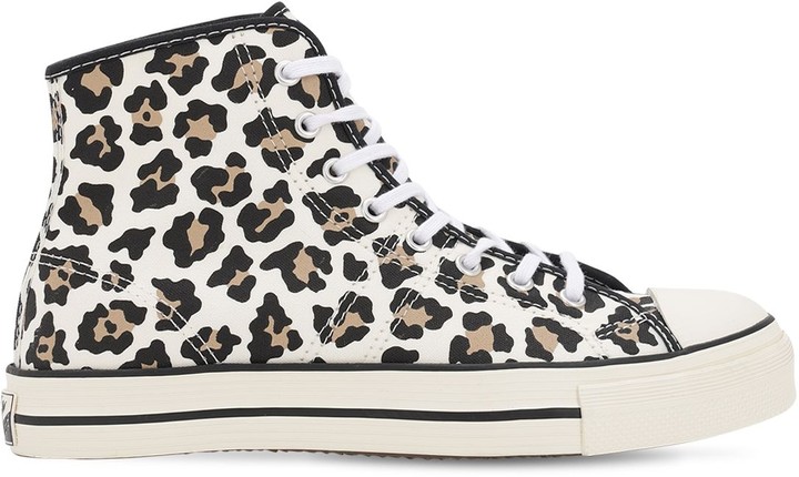 converse high tops animal print