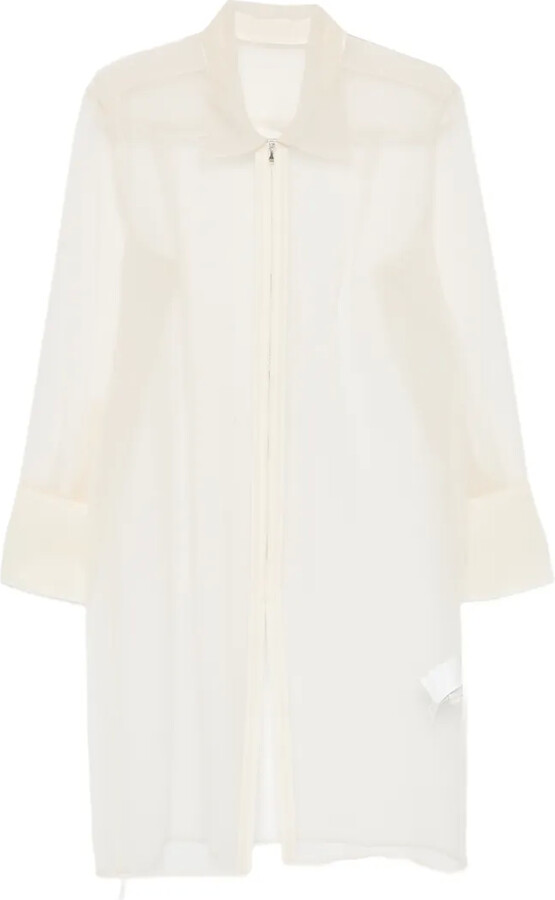 System Zip Cuffed Coat