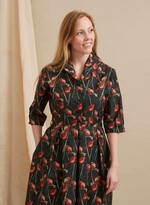 Thumbnail for your product : Palava - Ida - Forest Green Robin Dress - Organic Cotton