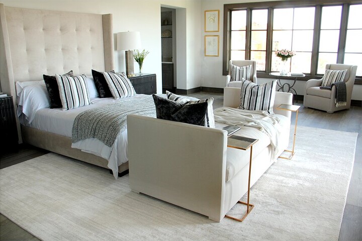 Exquisite Rugs Sanctuary Hand-Loomed New Zealand Wool and Bamboo Silk Rug