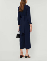 Thumbnail for your product : Whistles Petra cropped crepe jumpsuit