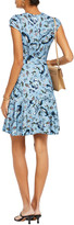 Thumbnail for your product : Erdem Darlina Fluted Floral-print Ponte Mini Dress