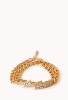 Thumbnail for your product : Forever 21 High-Voltage Wraparound Bracelet