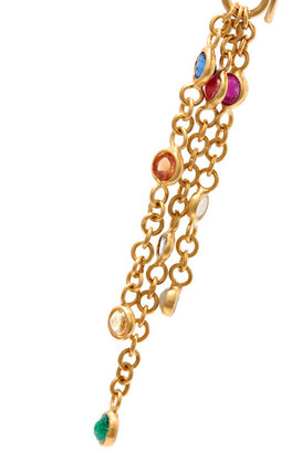 Pippa Small 18-karat Gold Multi-stone Earrings