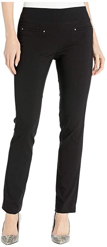 Elliott Lauren Control Stretch Pull-On Pants with Welt Pockets - ShopStyle