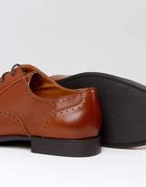 Thumbnail for your product : ASOS Brogue Shoes In Faux Tan Leather