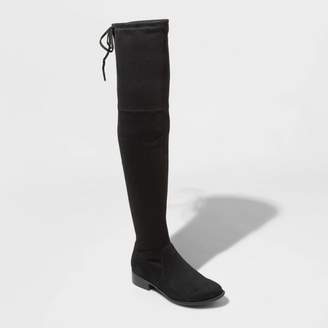target black knee high boots
