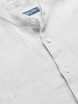 Thumbnail for your product : Frescobol Carioca + Johannes Huebl Grandad-Collar Linen Shirt