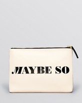 Thumbnail for your product : Jonathan Adler Pouch - Yes No Maybe So