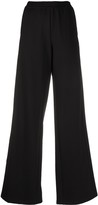 Thumbnail for your product : Unravel Project Side-Stripe Wide-Leg Track Pants