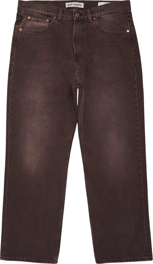 Our Legacy Trompe-l'Oeil Third Cut Straight Jeans