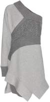 Burberry Panelled jersey sweatshirt dress