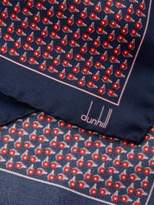 Thumbnail for your product : Dunhill Wing Nut Print Silk Pocket Square - Mens - Red