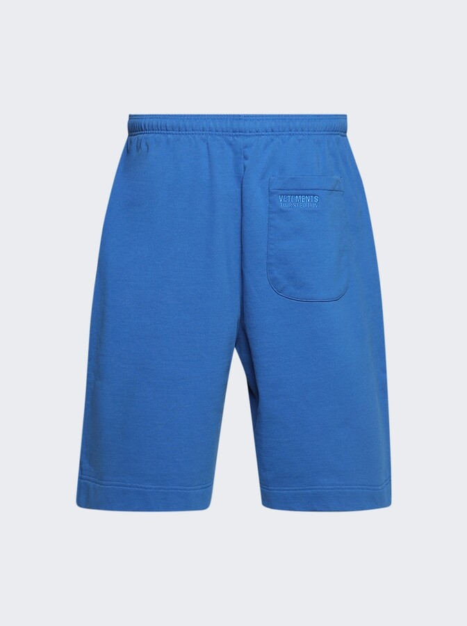 Vetements Alaska Tourist Shorts Blue