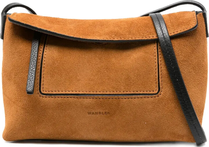 Wandler mini Penelope Slouch suede flap pocket bag