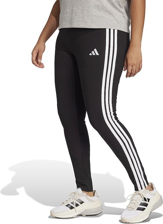 Plus Size adidas Essentials 3-Stripes Cotton Sportswear Leggings