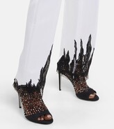 Thumbnail for your product : Rene Caovilla Galaxia embellished suede sandals