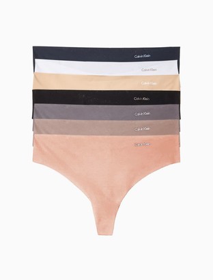 Calvin Klein Invisibles 7-Pack Seamless Thong - ShopStyle