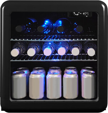 Magic Chef 1.7 cu. ft. Retro Mini Beverage Cooler