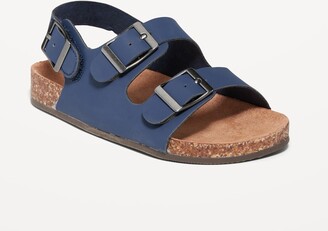 Old Navy Unisex Faux-Leather Double-Buckle Sandals for Toddler