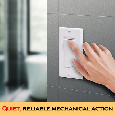 Energetic Lighting 15 Amps Tamper Resistant 3-Way Rocker Light Switch