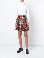 Thumbnail for your product : DELPOZO A-line floral print skirt