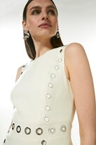 Thumbnail for your product : Karen Millen Eyelet Detail Shift Dress