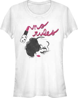 Disney Junior's Cruella No Rules Fashion Sketch T-Shirt - White - 2X Large