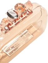 Thumbnail for your product : Alexander McQueen Skull Four Ring Plexi Clutch