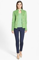 Thumbnail for your product : St. John Double Faced Wool & Cashmere Military Jacket