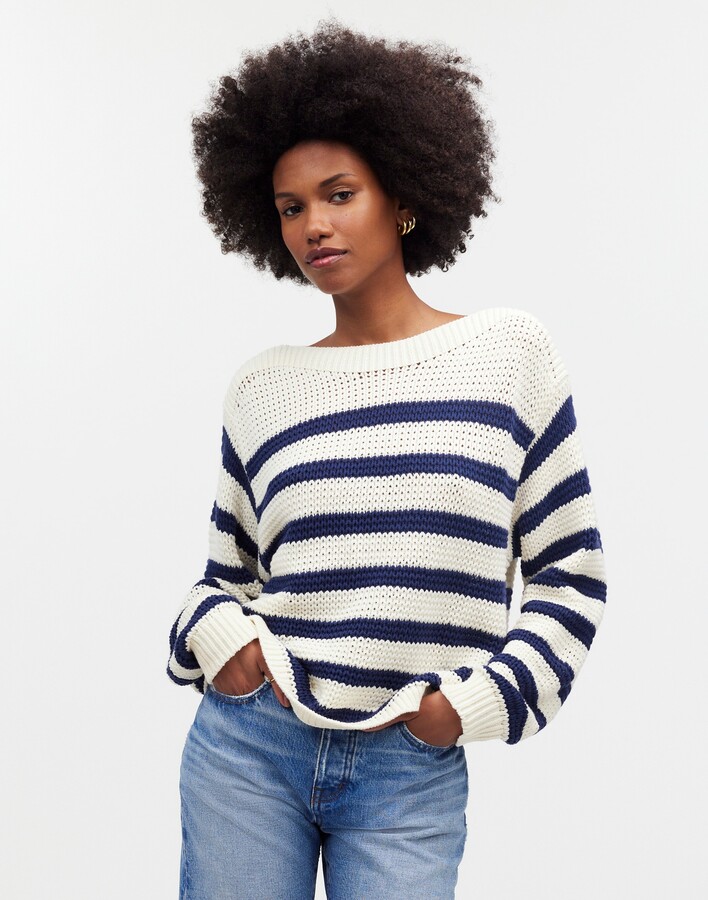 Madewell Boatneck Sweater ShopStyle Knitwear