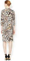 Thumbnail for your product : Les Copains Silk Leopard Shirtdress