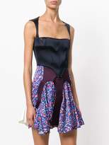Thumbnail for your product : Esteban Cortazar patterned corset dress