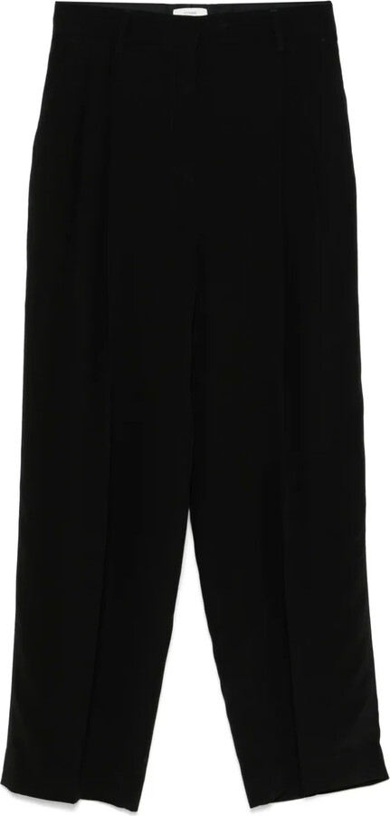 Totême Pleated Straight-Leg Trousers