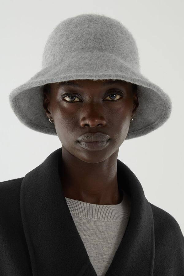COS Wool Moulded Bucket Hat - ShopStyle