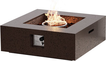 COSIEST Concrete Propane Fire Pit Table