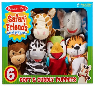 Melissa & Doug 6-Piece Safari Puppet Set