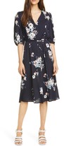 Thumbnail for your product : Nordstrom Signature Button Front Stretch Silk Dress
